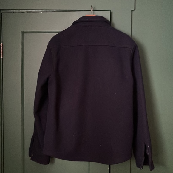 Old Navy Over Coat Medium Navy Blue - Picture 3 of 4